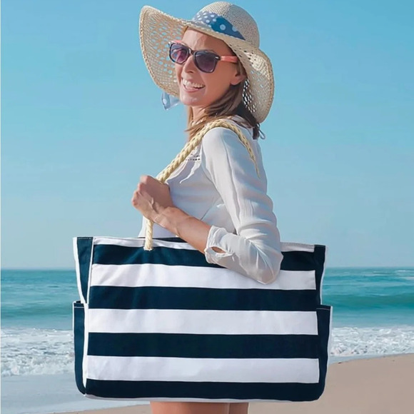 Beach Bags Waterproof Tote with Zipper nwt - Picture 8 of 10